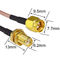 ISO9001 Anten Parçaları SMA Erkek - S MA Dişi Anten Kablo Teli