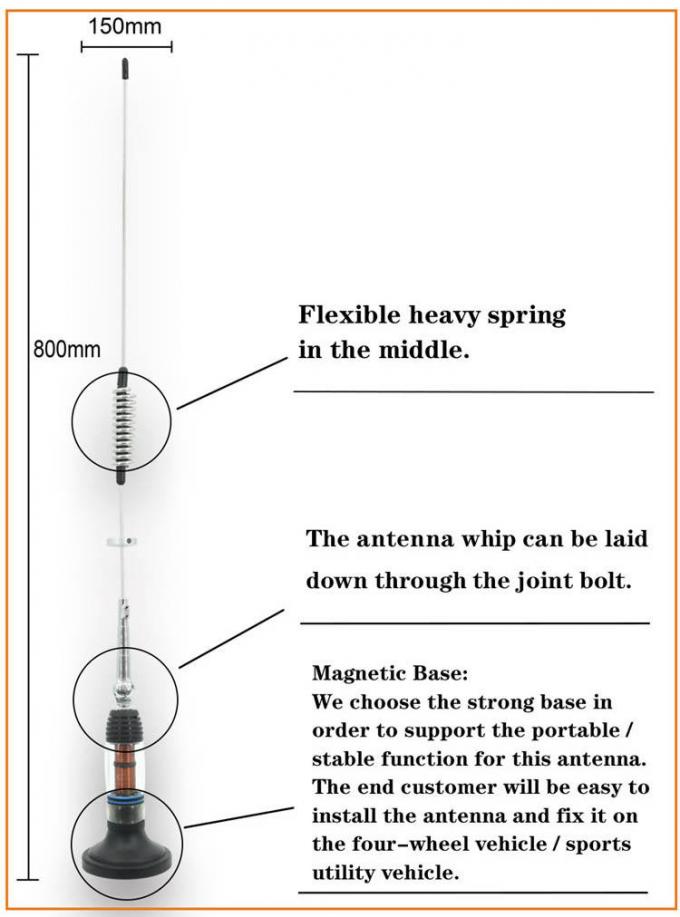 26 - 28MHz Radyo Uzun Menzilli Araba / Kamyon CB Anteni 1