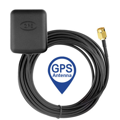 Su geçirmez Aktif gnss gps araba navigasyon antenleri PCB 1575.42Mhz SMA Bağlantılar RG174 Kablolu araba gps antenleri