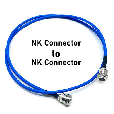 NK Bağlantısı NK Bağlantısı Mavi koaksiyel RF kablosu tüm bakır Yüksek sıcaklık Yüksek frekanslı iletişim erkek sinyali