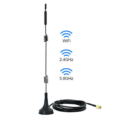 WiFi 2.4GHz 5GHz 5.8GHz Kablosuz Video Güvenlik Kamera İzleme Kaydedici için Manyetik Temel Anten