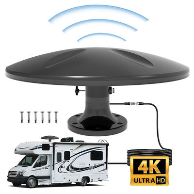 Smart TV hava 360'lık alım sinyali Kamp, Dijital Campervan Motorhome Kamyon seyahat anten TV RV HDTV Anten