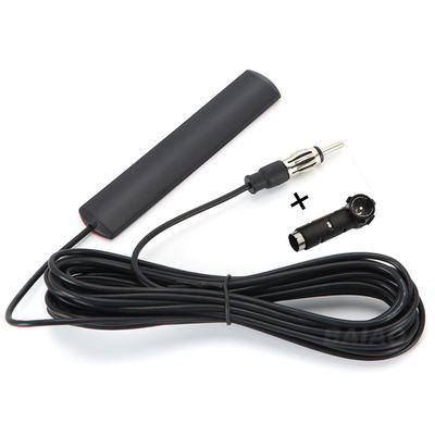 DIN Plug Adhesive Patch Otomobil Araç Gizli AM FM Radyo Anten Araç Kamyon Stereo Alıcı Baş Birimi