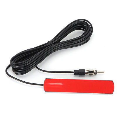 DIN Plug Adhesive Patch Otomobil Araç Gizli AM FM Radyo Anten Araç Kamyon Stereo Alıcı Baş Birimi