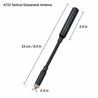 Taktiksel Bumerang Anten, Çift Bant 144/430MHz Taşınabilir Amatör Telsiz Anteni Opsiyonel SMA Arayüzlü