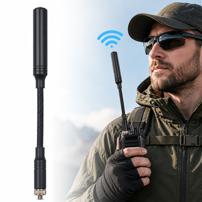 Taktiksel Bumerang Anten, Çift Bant 144/430MHz Taşınabilir Amatör Telsiz Anteni Opsiyonel SMA Arayüzlü