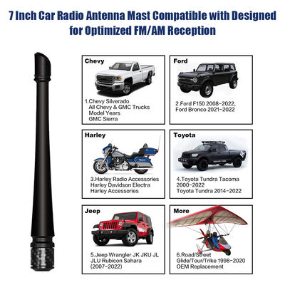 Optimize Evrensel CB Lastik Alıcı Kamyon Radyo Anten 7-50MHz Frekans Arasıyla Değiştirme 5dBi Kazanç Premium Araba Anten