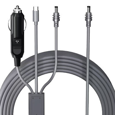 12V-24V Starlink Mini Araç Adaptörü Su Geçirmez DC Güç Kablosu DC Erkek Çakmak Tak ve Çalıştır Araç Şarj Kablosu