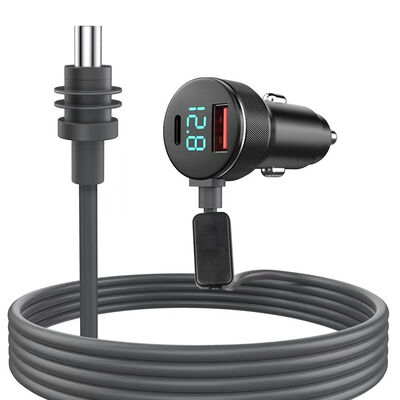 12V-24V Starlink Mini Araç Adaptörü Su Geçirmez DC Güç Kablosu DC Erkek Çakmak Tak ve Çalıştır Araç Şarj Kablosu