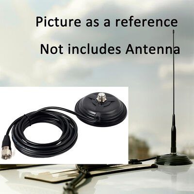 11 CM Büyük Vantuz Araba Radyo Anteni Mıknatıs Tabanı, 30.8lbs VHF UHF HF Ham Radyo Antenleri için Yüksek Çekme Mukavemetli Mıknatıs Dağı