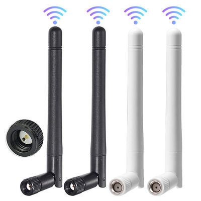 Dual band wifi anten 2.4 GHz 5.8 GHz kauçuk kablosuz iletişim antenleri sağ açılı 3dBi SMA erkek anten
