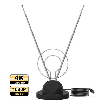 Kapalı yüksek kazançlı hf/vhf/uhf TV Anten çok bantlı 4k ücretsiz dijital teleskopik hava sinyali güçlendirici Dijital ev TV Anten