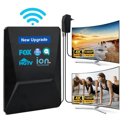 Yeni Gelişmiş Akıllı HDTV Anten Dijital HD 4K 1080P 30dbi Genişletilmiş Uzun Menzilli UHF Ücretsiz Kanal Dış Plastik Aerial