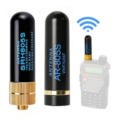 2.15dBi Yüksek Kazançlı VHF UHF Anten Dayanıklı Çift Bantlı El Kullanılabilir Dışarıdaki Walkie Talkie Kullanımı için İki Yolu Radyo Anten
